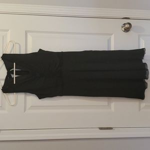 Ann Taylor black crepe dress